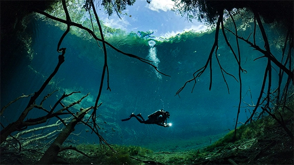 Cenote Carwash diving